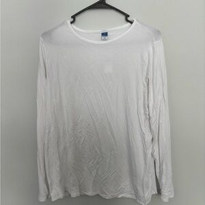 Old Navy White Long Sleeve Tee